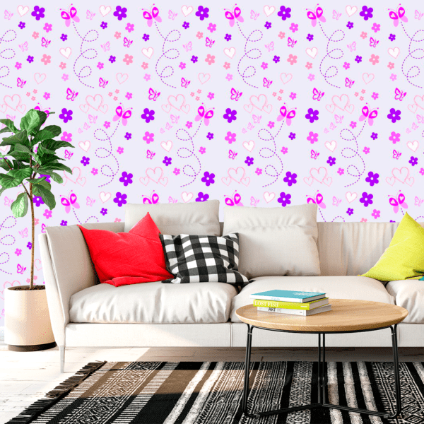 Adesivo Casual Top Pintura Roxo Lilás e Rosa