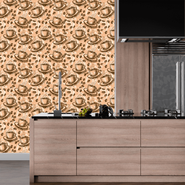 Adesivo Casual Top Coffee Marrom e Bege - Image 2