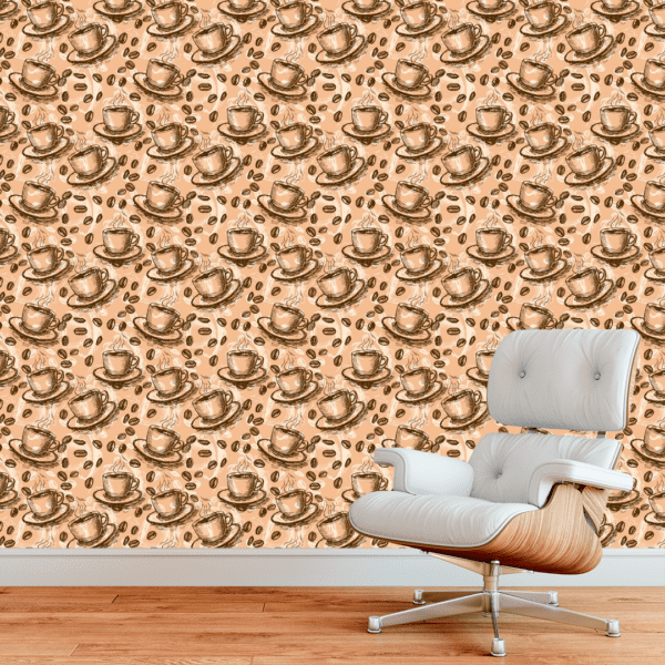 Adesivo Casual Top Coffee Marrom e Bege - Image 3