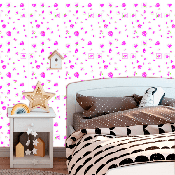 Adesivo Infantil Flores e Cores Vibrantes