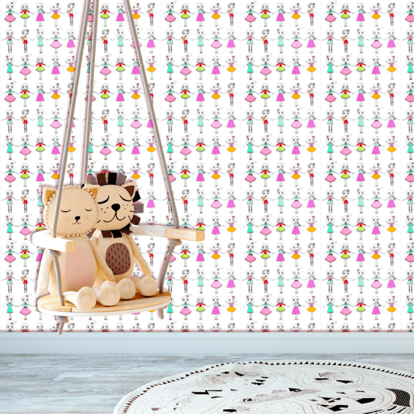 Adesivo Infantil Bonecas Felizes