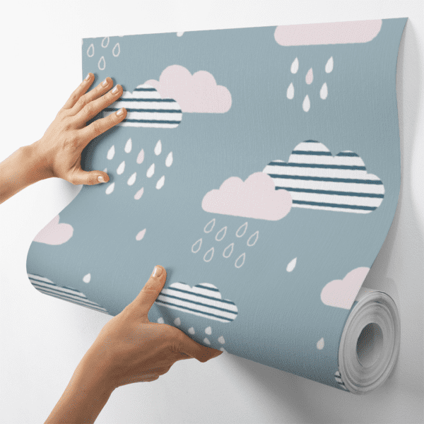 Adesivo Infantil Chuva de Nuvens