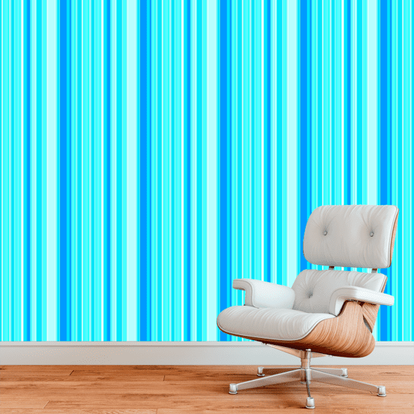 Adesivo Listrado Três Tons de Azul - Image 3