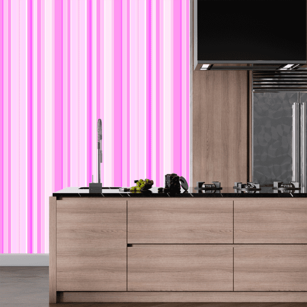 Adesivo Listrado Monocromático Rosa - Image 2