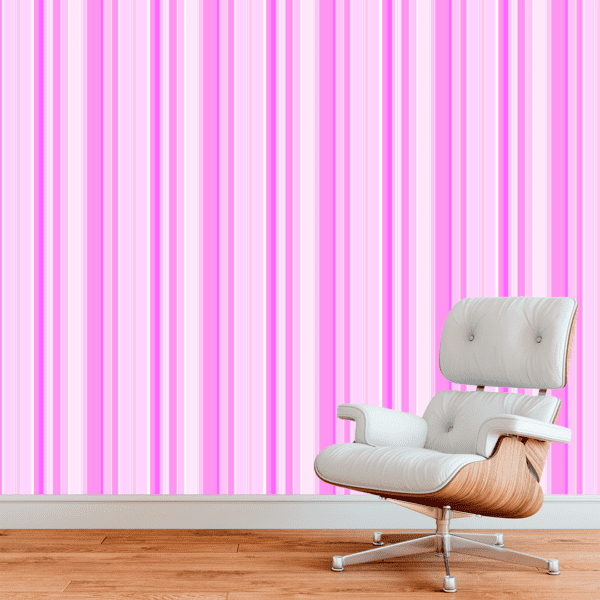 Adesivo Listrado Monocromático Rosa