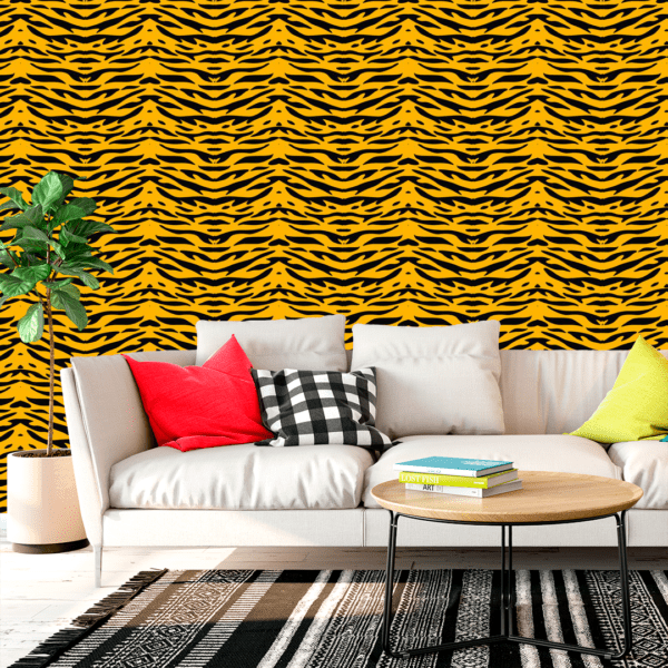 Adesivo Textura Zebra Dourada